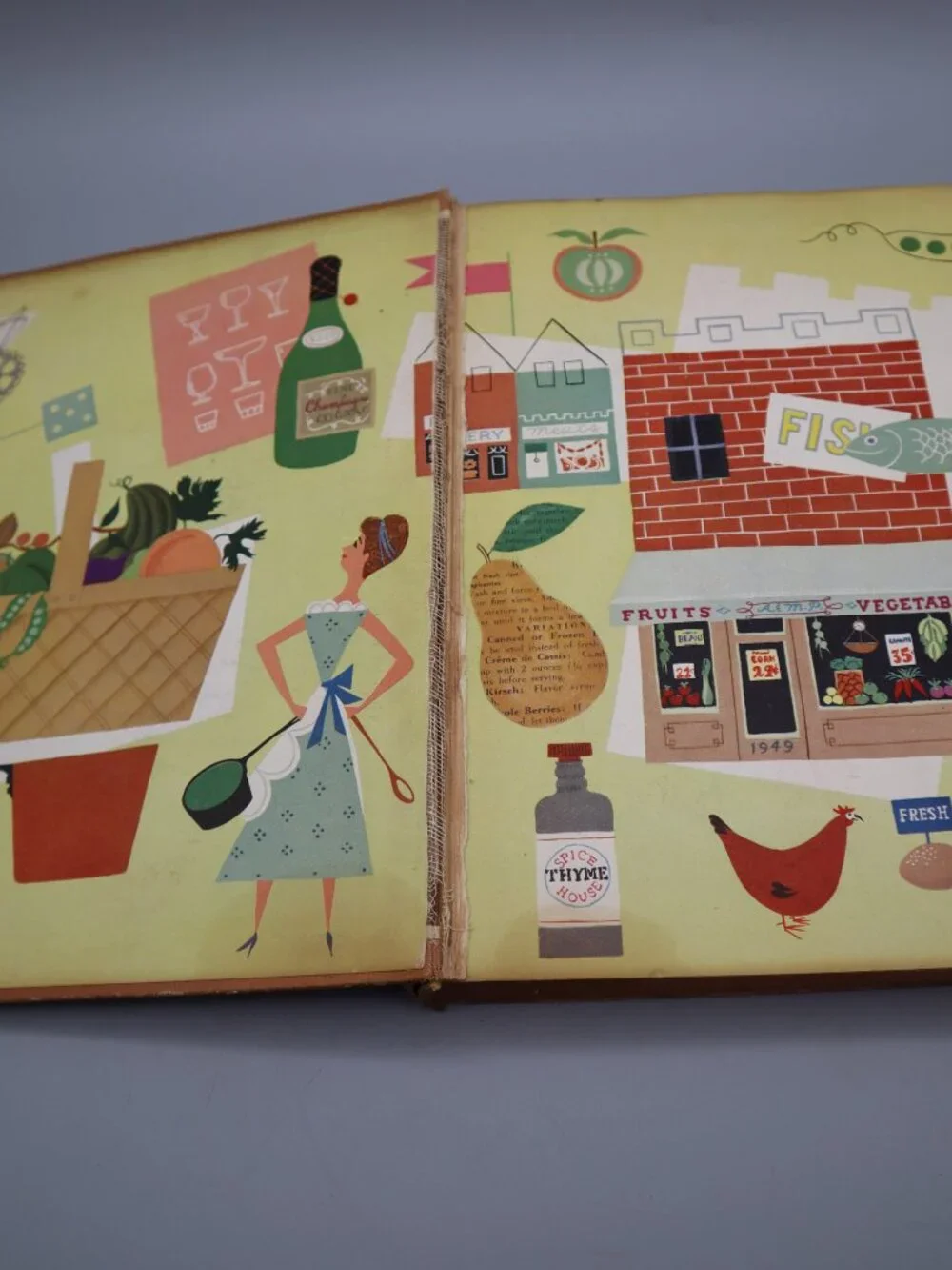 The Fireside Cook Book by James Beard 1949 Hard Cover 1st Ed. Vintage Cookbook